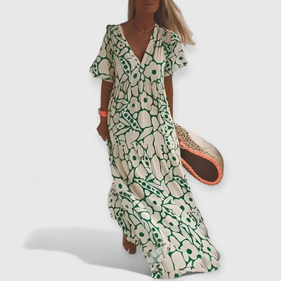 Christine | Sommerkleid Premium Blumenmuster