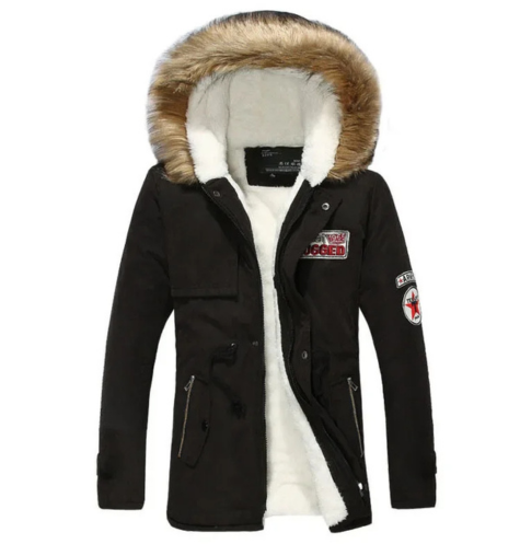 Hochalt - Parka Winterjacke Herren – Lang, Winddicht, Mit Kapuze