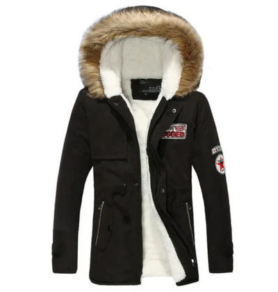 Hochalt - Parka Winterjacke Herren – Lang, Winddicht, Mit Kapuze