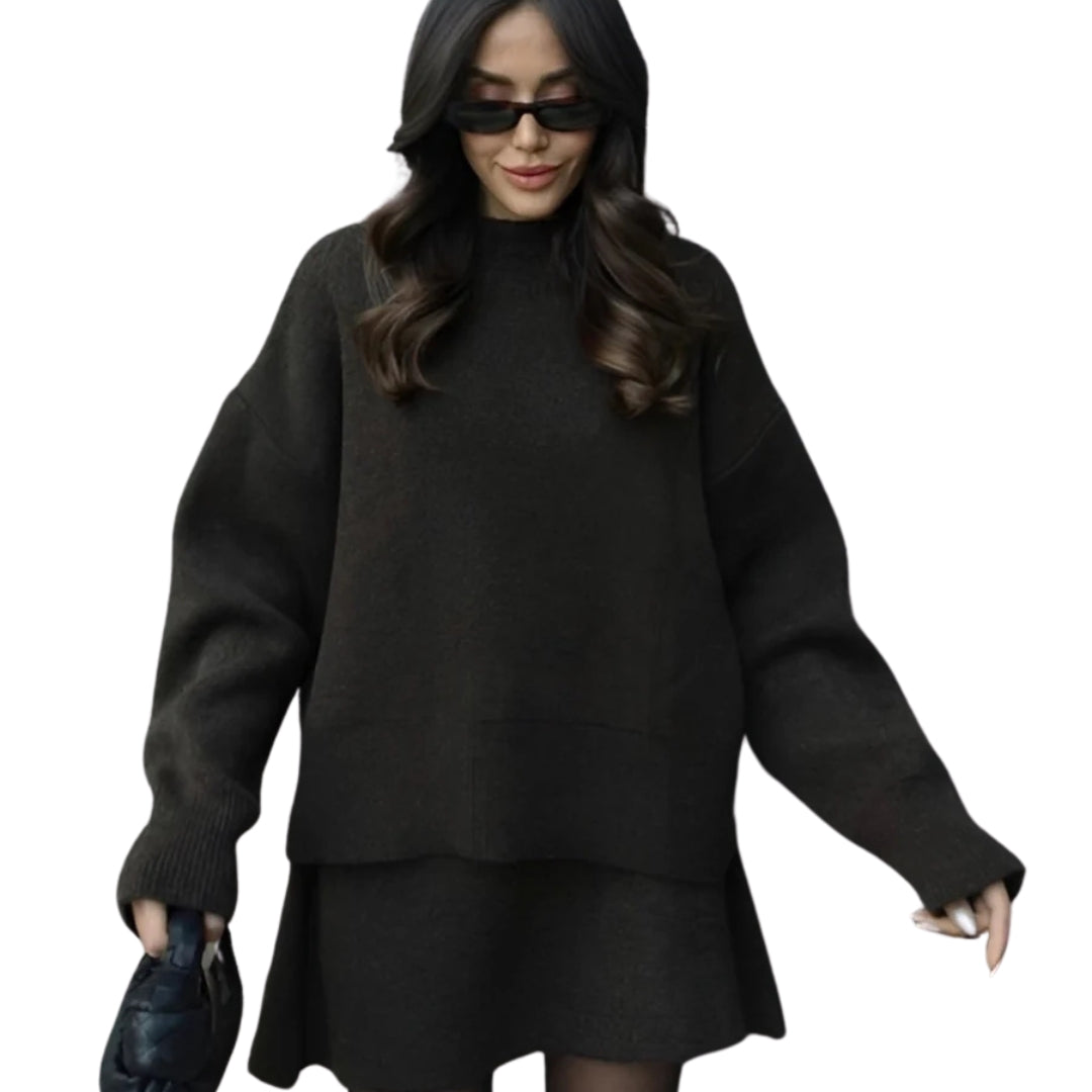 Gemütliches Damen-Herbstset – Pflegeleicht und knitterfrei