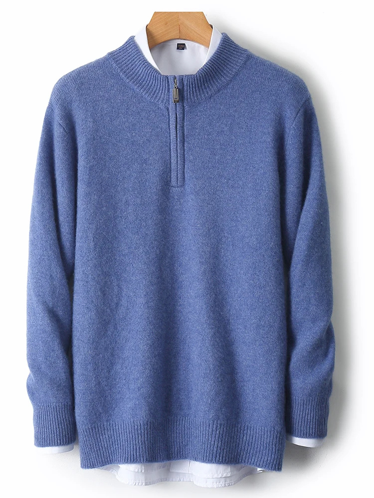 Nobherr - Warmer Pullover mit Reißverschluss Herren – Ideal für Freizeit & Alltag