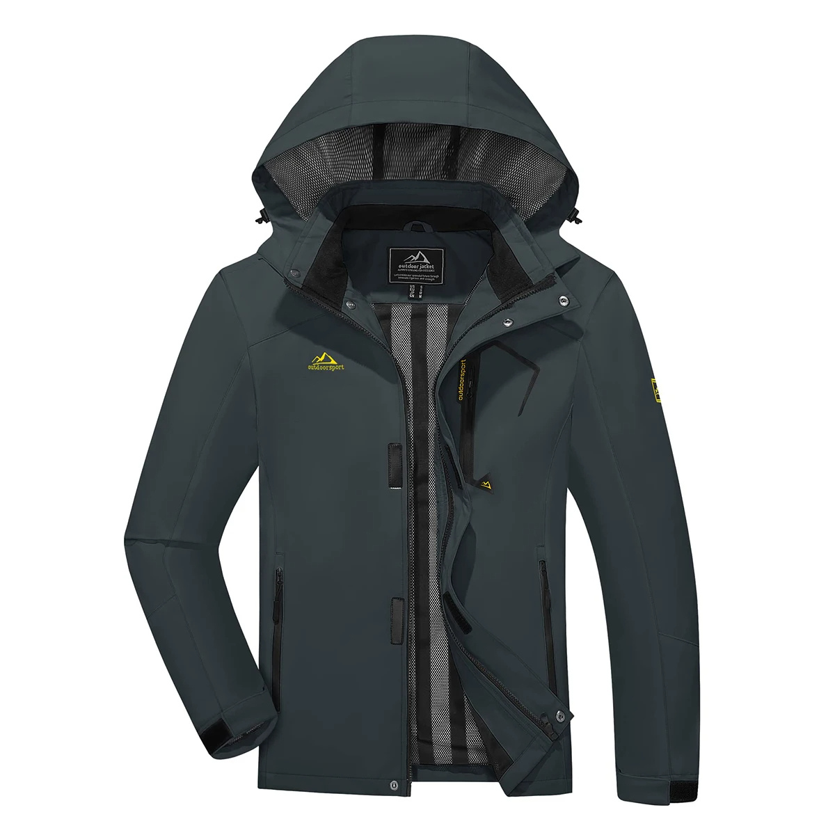 Arkturo - Wasserdichter Wintermantel Männer – Thermo Fleece, Winddicht, Outdoor
