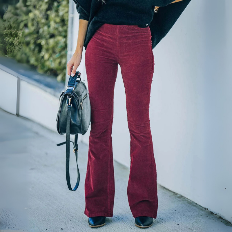 Damen Schlaghose | High Waist Weites Bein