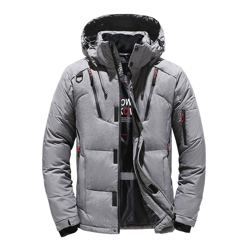 Trageman - Pufferjacke Herren Winterjacke Warm Gefüttert Outdoorjacke Kapuze