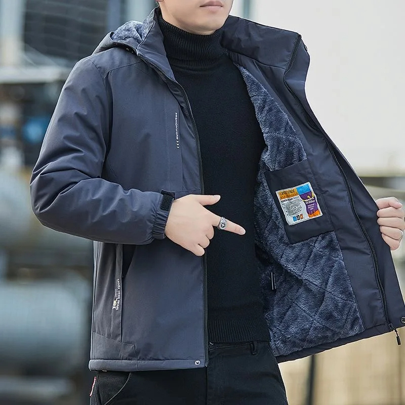 Isowarm - Wasserdichter Wintermantel Männer – Wetterfest, Warm, Mit Kapuze