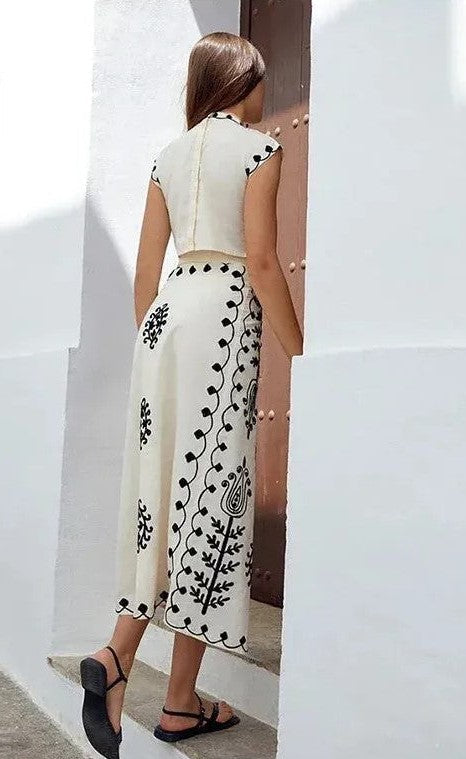 Camilla  | Elegant Bedruckt Komplettset