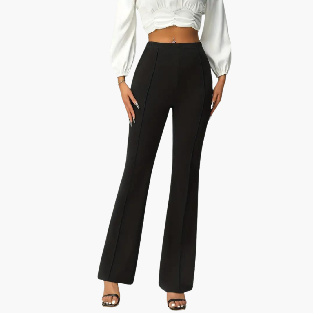 Elegante flared Pants – für Frauen mit Stretch-Fit