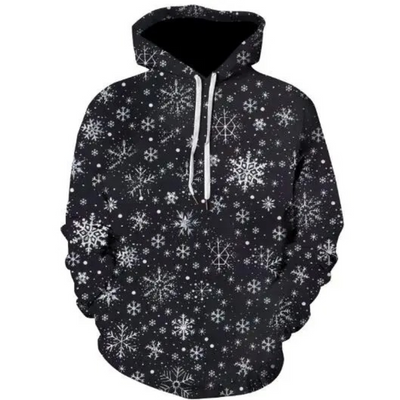 Glitzro - Weihnachtspullover für Damen, Strickpullover mit lustigem Rentier-Design