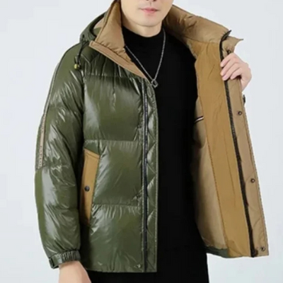 Altwarm - Daunenjacke Herren Winddicht Wasserabweisend Mit Kapuze Übergangsjacke