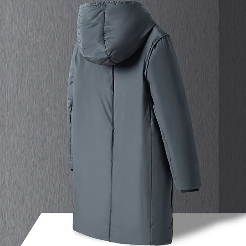 Grauher - Parka Winterjacke Herren – Wetterfest, Mit Kapuze, Outdoorjacke