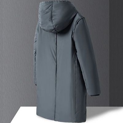 Grauher - Parka Winterjacke Herren – Wetterfest, Mit Kapuze, Outdoorjacke