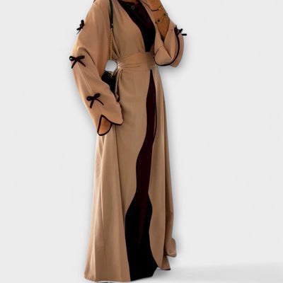 Jasmin - Schicker Cardigan und Kleid Duo mit Schleifenverzierung