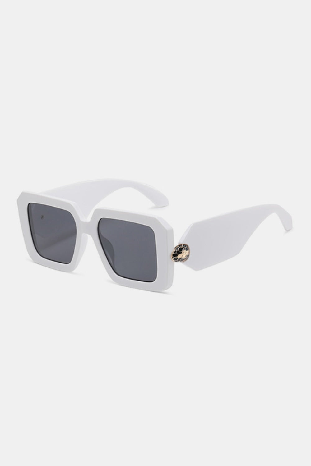 Modische Square-Sonnenbrille mit Polycarbonatgestell
