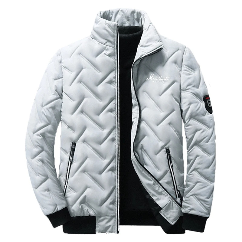 Windbar - Pufferjacke Herren Mit Kapuze Leicht Gefüttert Winterjacke