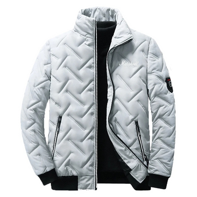 Windbar - Pufferjacke Herren Mit Kapuze Leicht Gefüttert Winterjacke