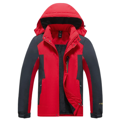 Klimtek - Wasserdichter Wintermantel Männer – Wetterfest, Atmungsaktiv, Mit Kapuze