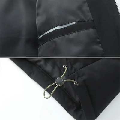 Mantler - Pufferjacke Herren Leicht Gefüttert Mit Kapuze Reißverschlussjacke