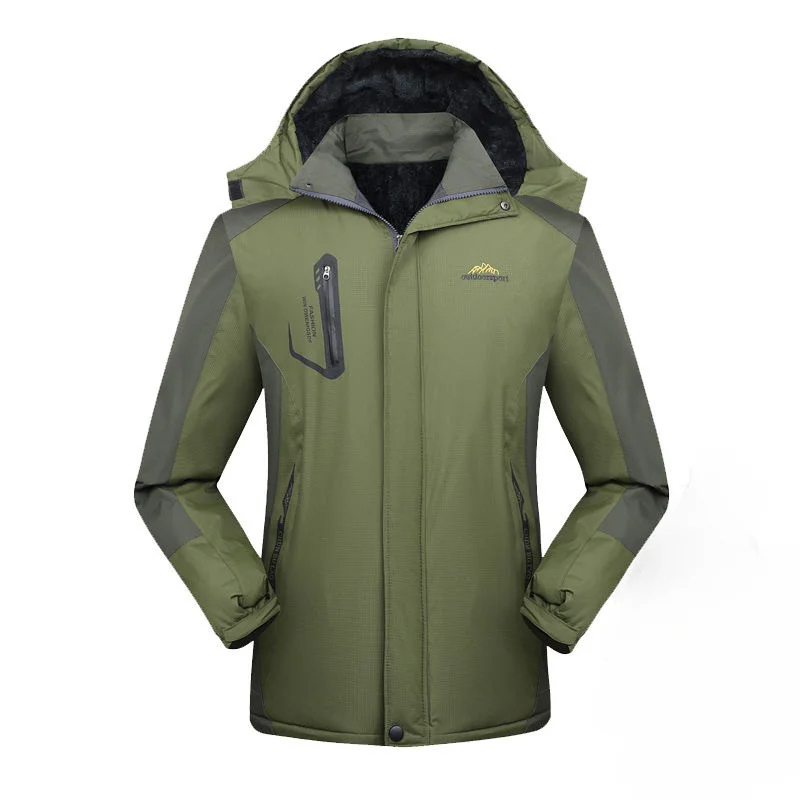 Hygomax - Wasserdichter Wintermantel Männer – Winddicht, Fleece Gefüttert, Outdoorjacke