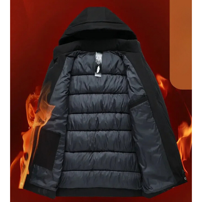 Rottank - Parka Winterjacke Herren – Wetterfest, Mit Kapuze, Outdoorjacke