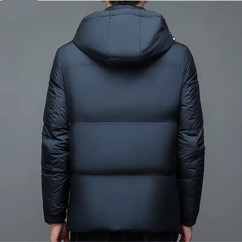 Arktjak - Daunenjacke Herren Leichte Winterjacke Mit Stehkragen und Taschen
