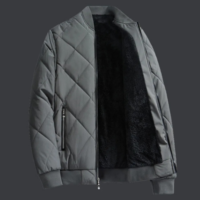 Brovian - Gewattierte Jacke Herren mit warmem Fleecefutter und Reißverschluss