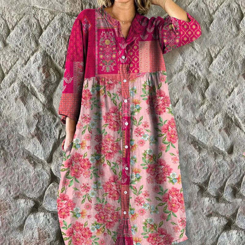 Marel – Romantisches Vintage-Blumenkleid