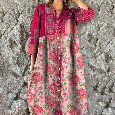 Marel – Romantisches Vintage-Blumenkleid