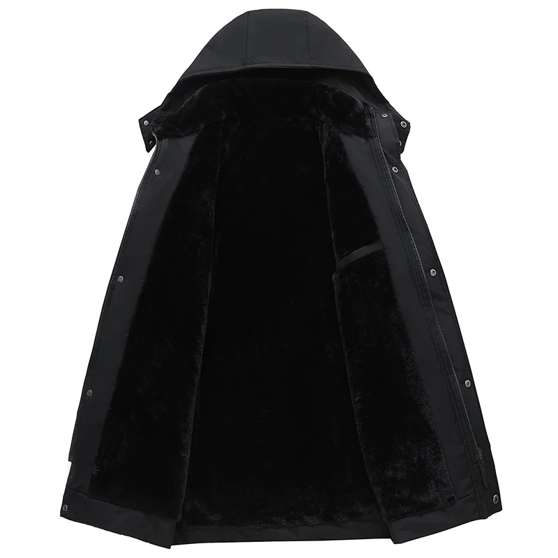 Glattal - Parka Winterjacke Herren – Warm Gefüttert, Mit Kunstfellkapuze, Winddicht