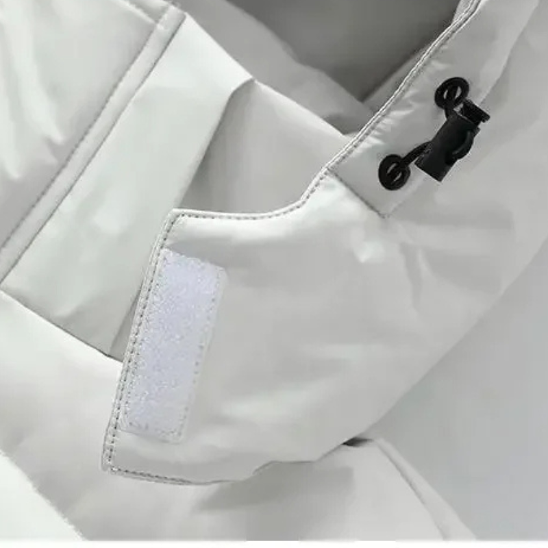 Wärmell - Langer Wintermantel Herren Mit Kapuze Warm Gefüttert Winddicht