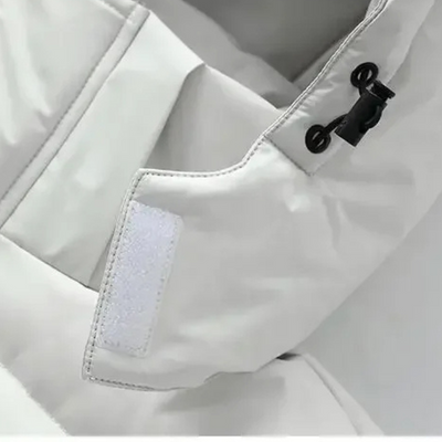 Wärmell - Langer Wintermantel Herren Mit Kapuze Warm Gefüttert Winddicht