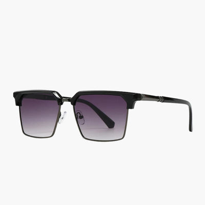 Männer Sonnenbrille mit eckiger Fassung und UV400 Schutz