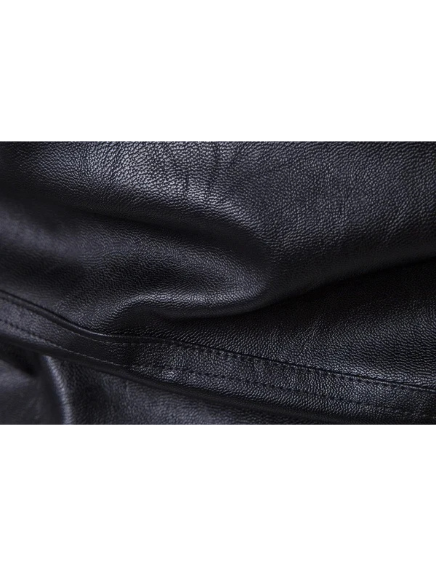 Borztek - Lederjacke Herren im Blazer-Stil, Elegante Echtlederjacke