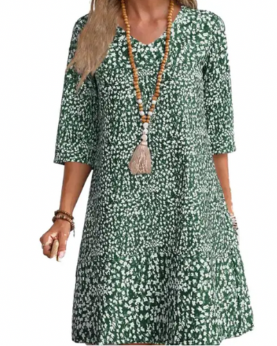 Alma Lose Bedrucktes Kleid