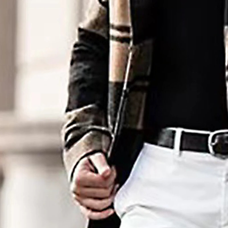 Herzkot - Karierte Mantel Jacke Herren – Stylischer Wintermantel im Vintage-Look