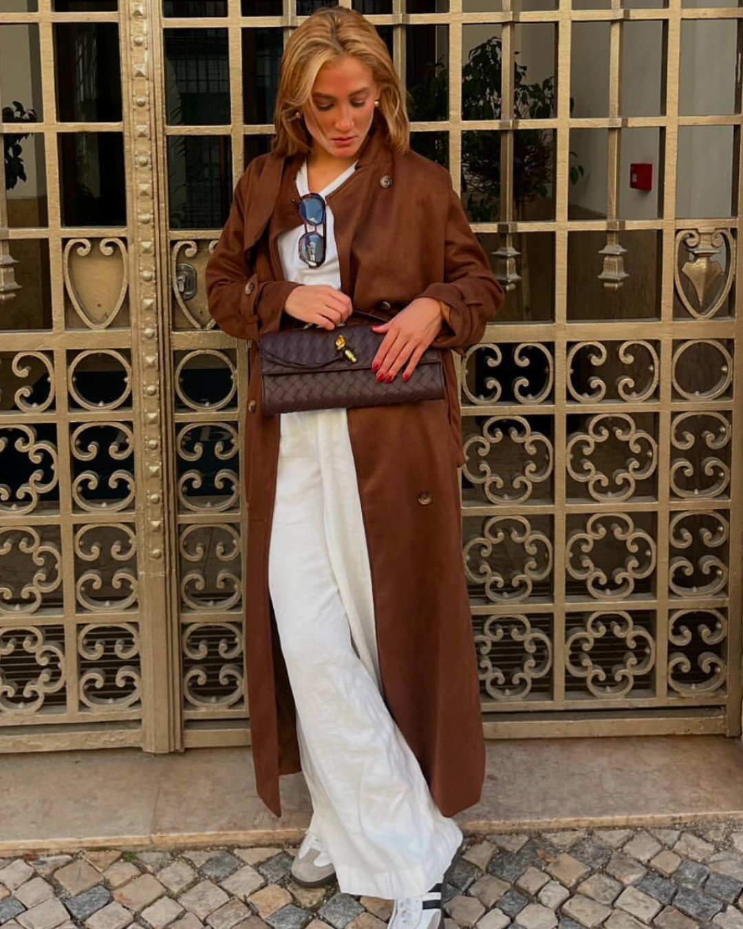 Zaria | Banbury Wildleder Trenchcoat