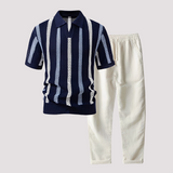 Blau / Beige