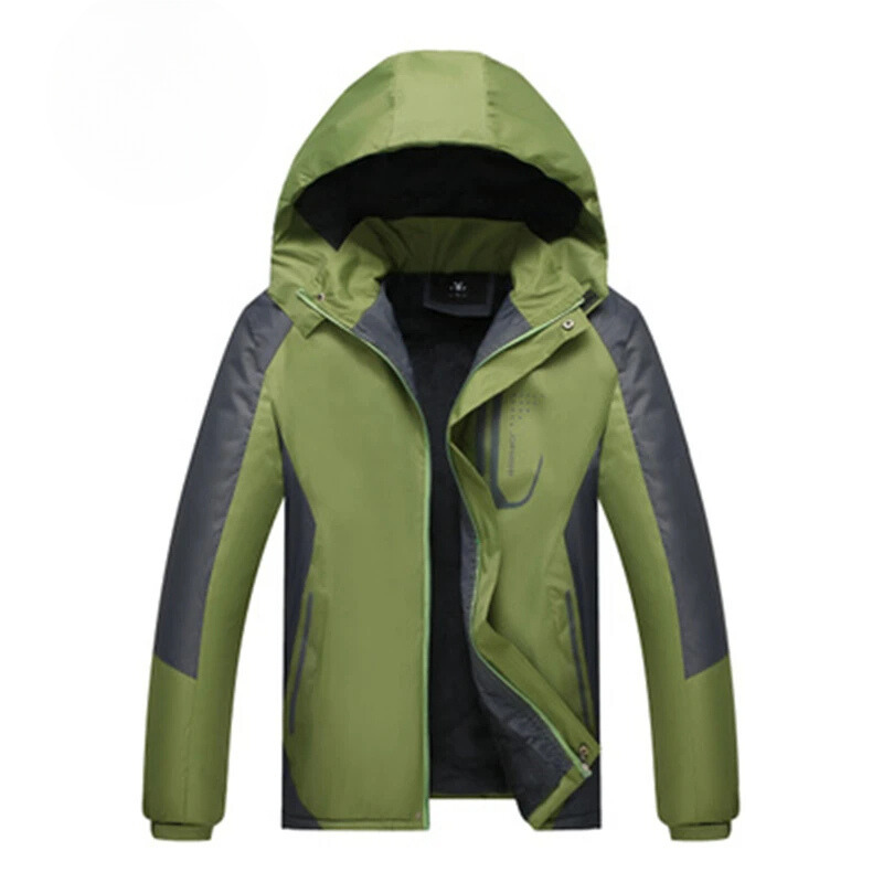 Thermon - Wasserdichter Wintermantel Männer – Warm, Wetterfest, Mit Kapuze