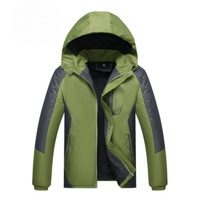 Thermon - Wasserdichter Wintermantel Männer – Warm, Wetterfest, Mit Kapuze