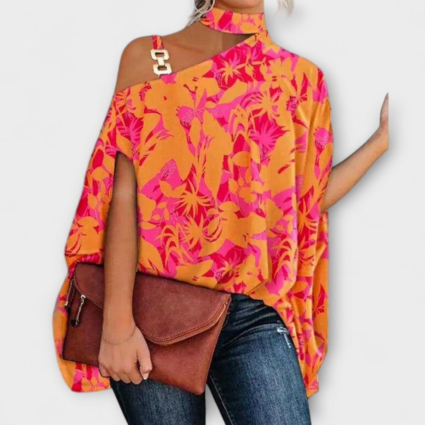 Schulterfreie Bluse für Damen