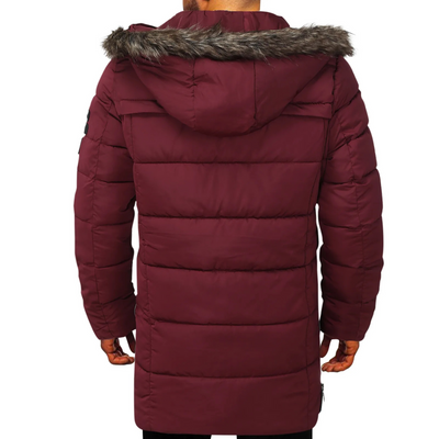 Widmans - Parka Winterjacke Herren – Warm Gefüttert, Winddicht, Mit Kunstfellkapuze