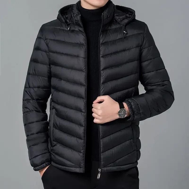 Nordgut - Pufferjacke Herren Wasserdicht Winddicht Mit Kapuze Winterjacke
