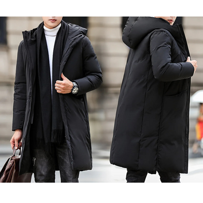 Windhof - Parka Winterjacke Herren – Lang, Winddicht, Mit Kapuze