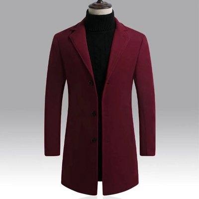 Hagbern - Stilvolle Mantel Jacke Herren – Klassischer Herbst- und Wintermantel