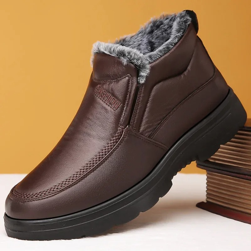 Snowina - Herren Winterstiefel mit Warmfutter und rutschfester Sohle