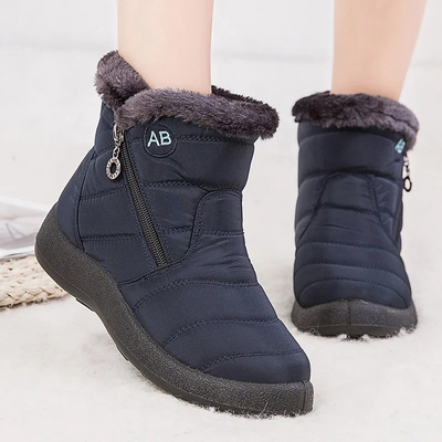 Stivola - Damen Winterstiefel wasserdicht mit Fellfutter und Reißverschluss