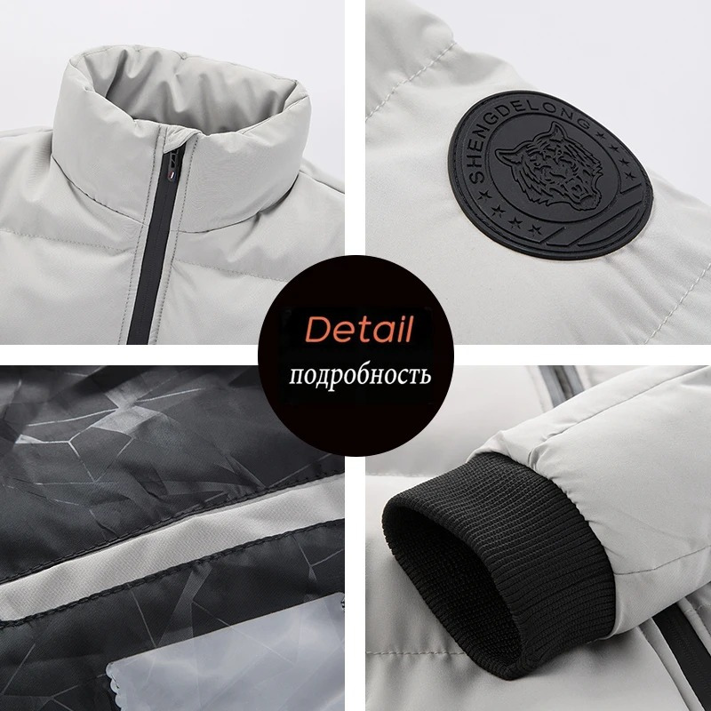 Berggut - Pufferjacke Herren Leicht Gefüttert Übergangsjacke Mit Reißverschluss