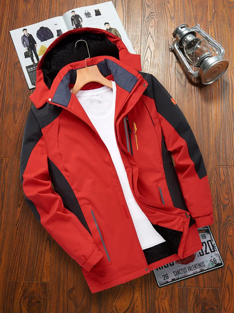 Driftix - Wasserdichter Wintermantel Männer – Wetterfest, Warm Gefüttert, Mit Kapuze