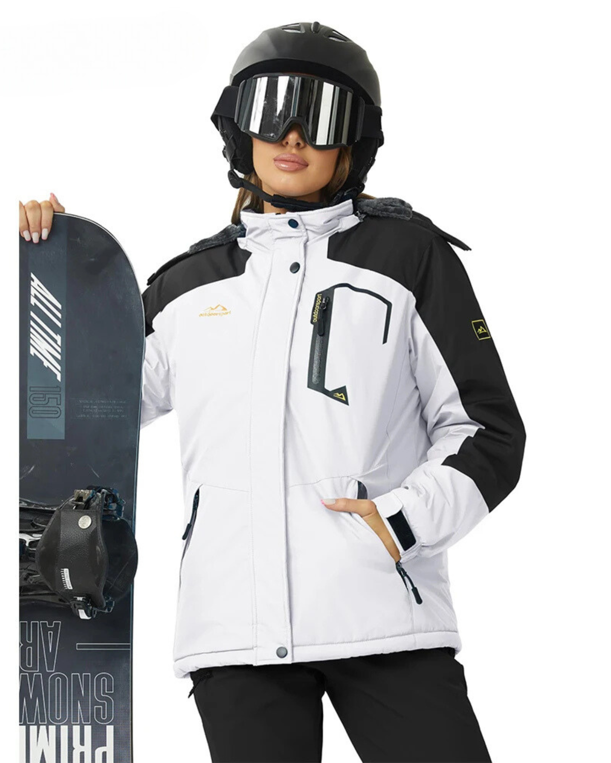 Schneus - Wasserdichter Wintermantel Männer – Wetterfest, Atmungsaktiv, Mit Kapuze