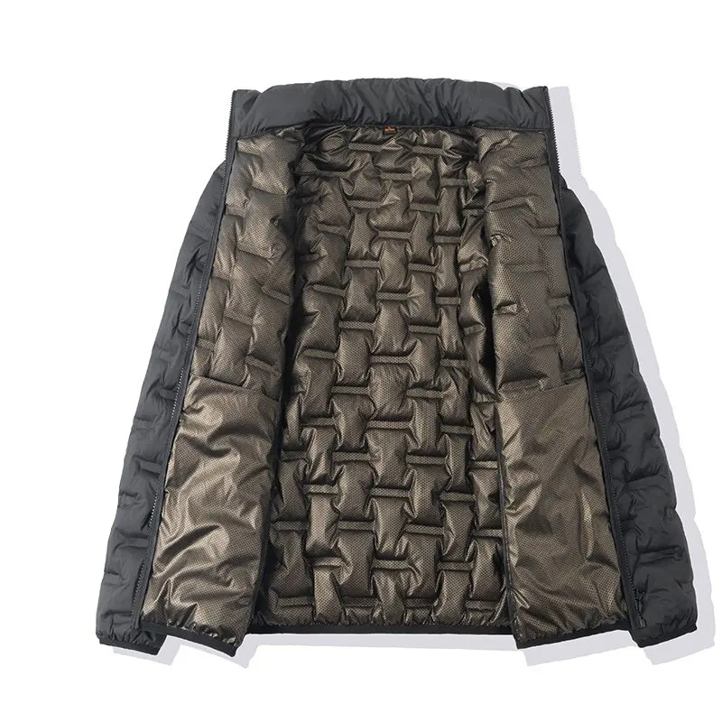 Altplum - Daunenjacke Herren Leicht Gefüttert Winddicht Winterjacke