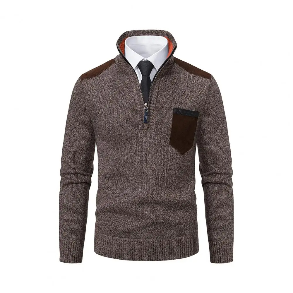 Nordman - Eleganter Pullover mit Reißverschluss Herren – Perfekt für Büro & Freizeit